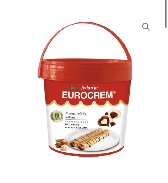 Паста шоколадна eurocrem