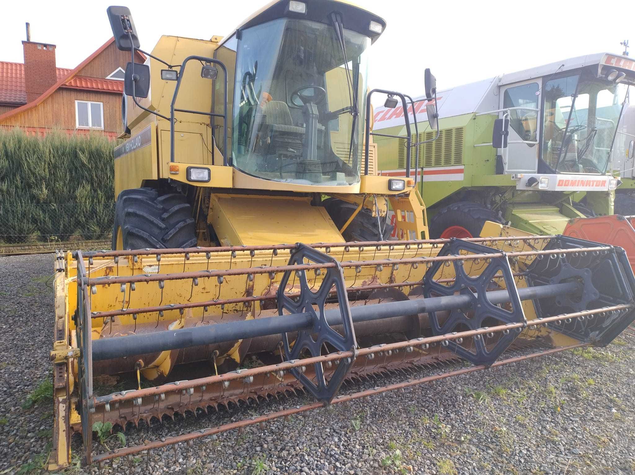 New Holland TX 63 kombajn zbożowy, heder 4.5, opony 800,