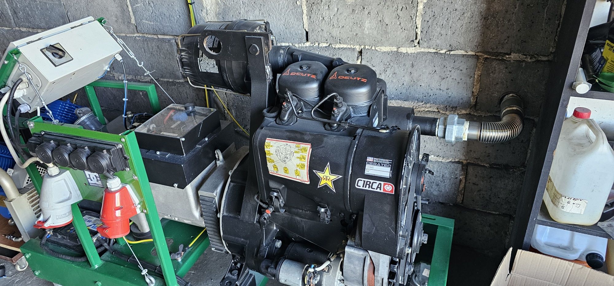 Agregat prądotwórczy 13 KVA Deutz f2l511