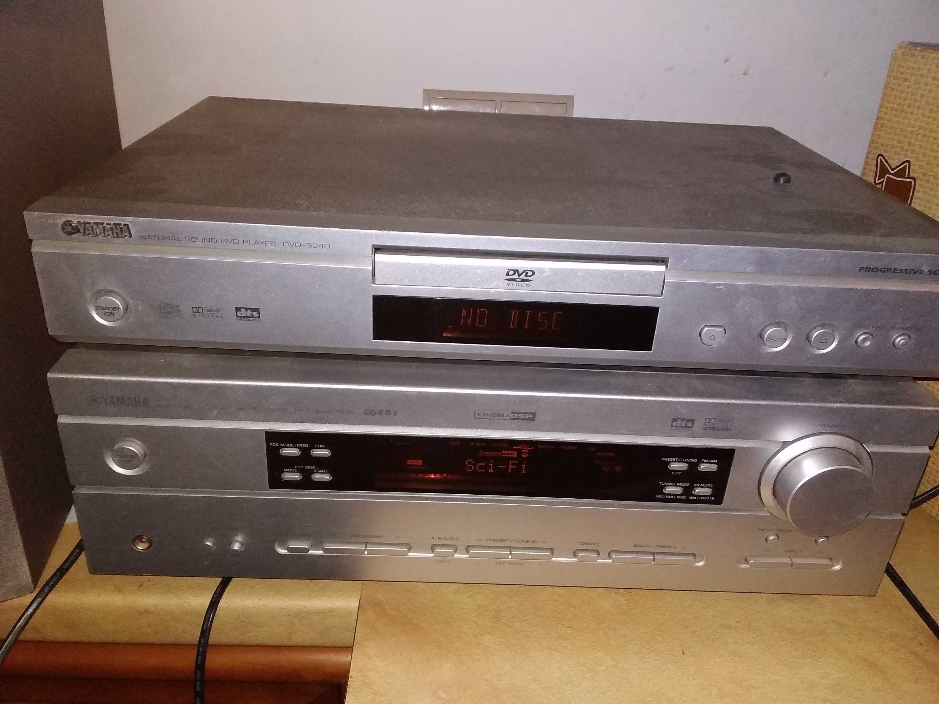 Amplituner yamaha AV SW-P130 RX-V661 HTR-563 CD subwoofer aktywny