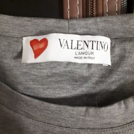 Брендовая футболка Valentino L'amour Италия оригинал+подарок Мас новые