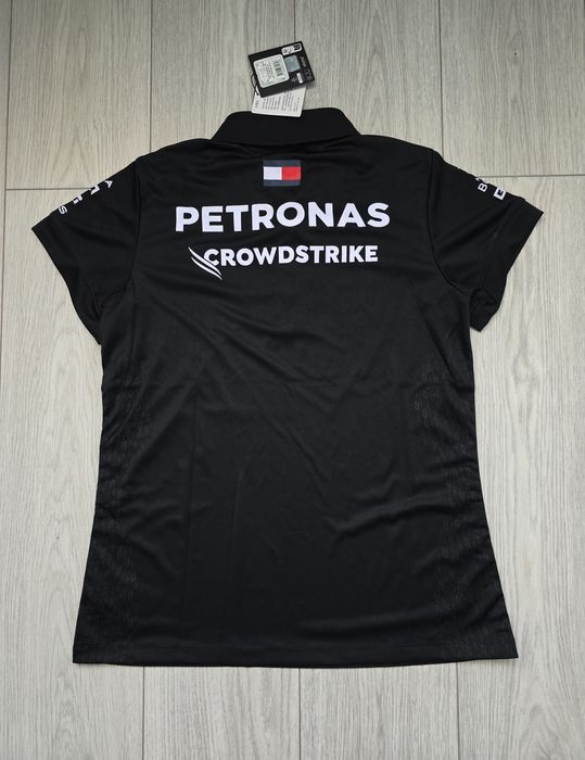 Mercedes AMG Petronas Formula One Team 2023, damskie polo, F1,Hilfiger