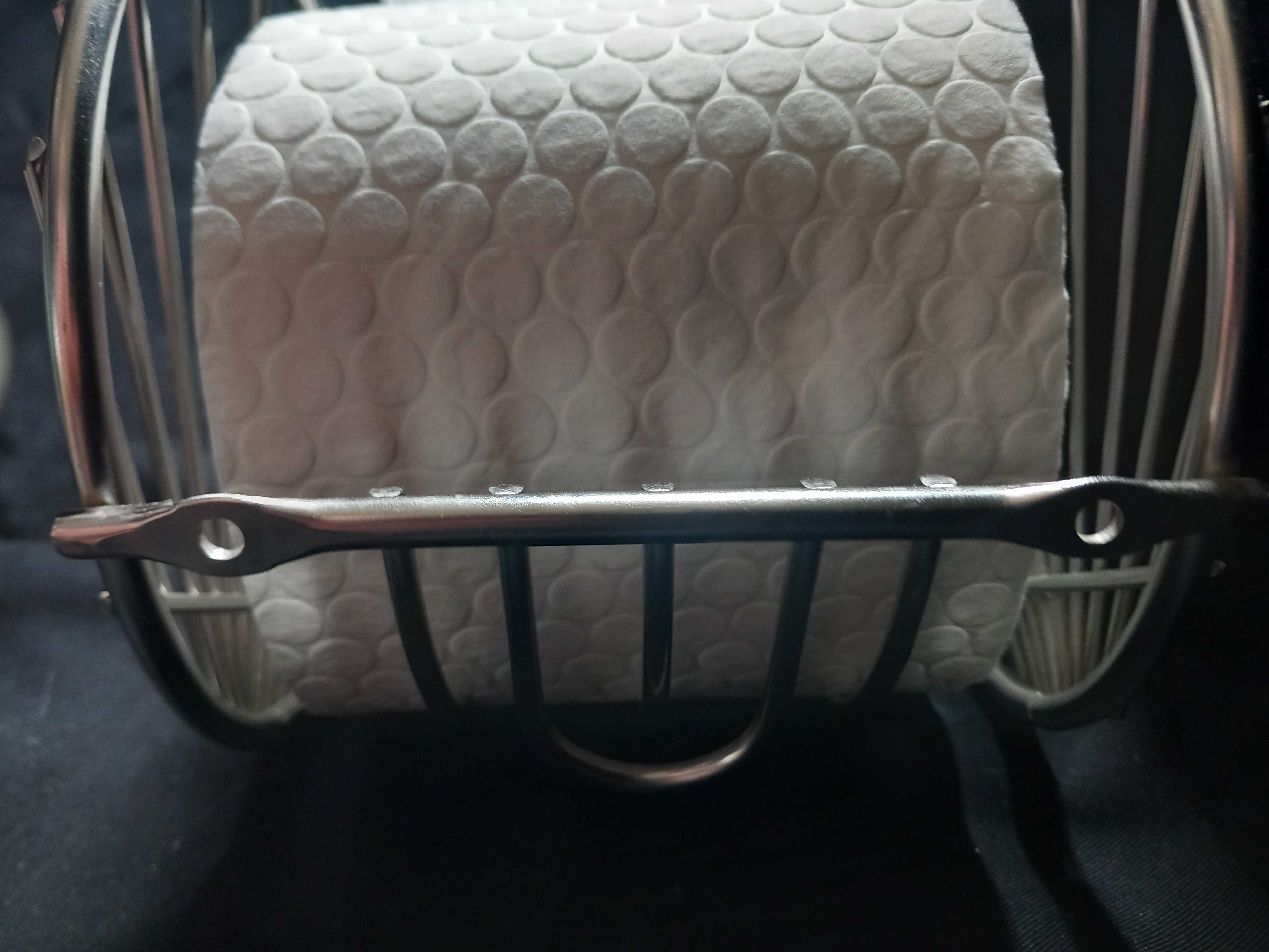 Suporte de papel higiénico em aço inox