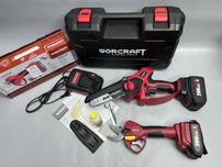 Комплект бесщеточный мини пила цепна WORCRAFT + секатор Официальный