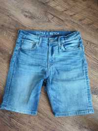 Spodenki jeansowe krótkie H&M rozm.152cm