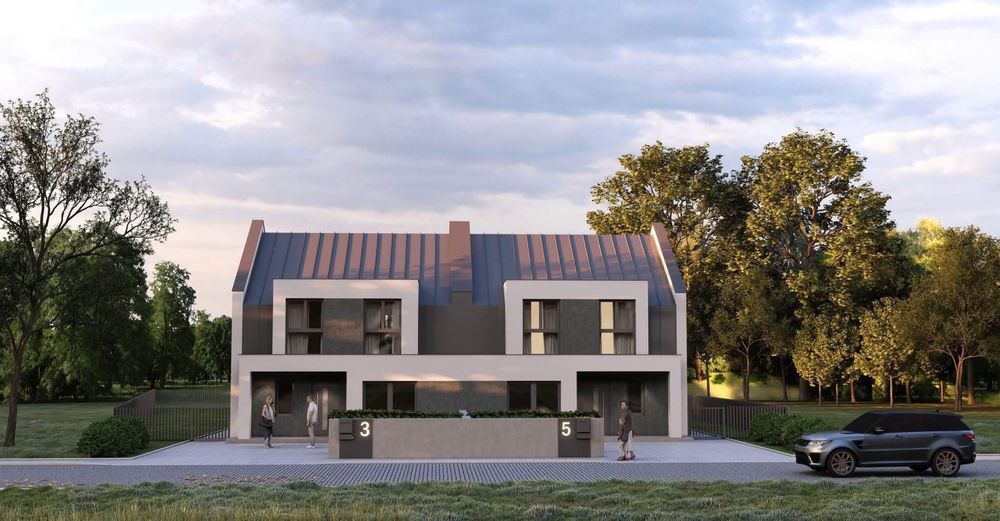 Dom w zabudowie bliźniaczej W&W Development Jarocin