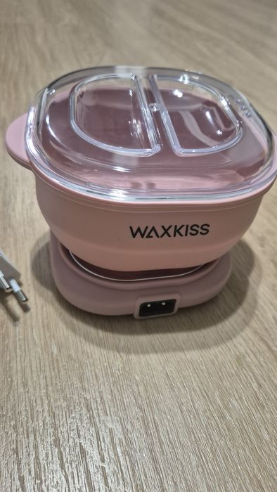 Nowy zestaw do depilacji Waxkiss + wosk + szpatułki