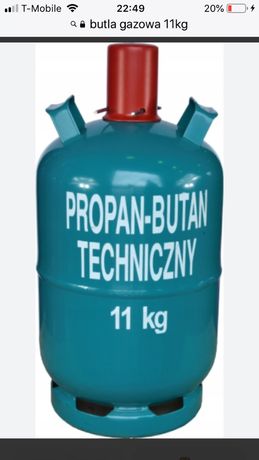 Wymiana butli gazowych, butla 11kg, propan butan, butla gazowa