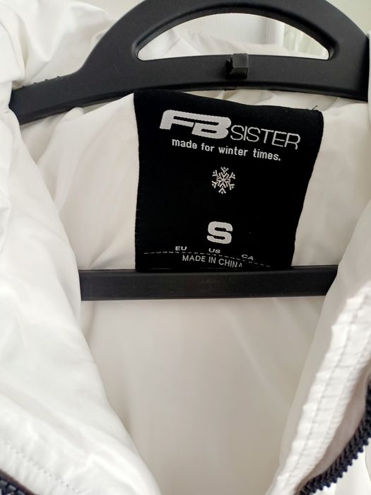 Biała kurtka zimowa