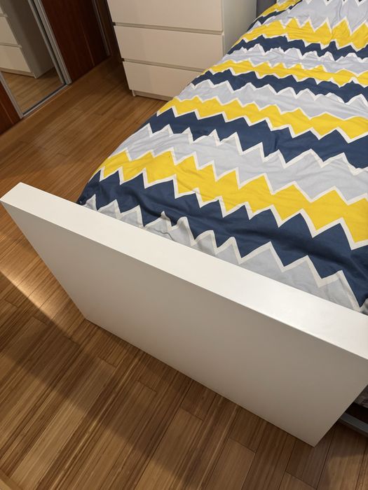 Cama solteiro com colchão 90x190cm