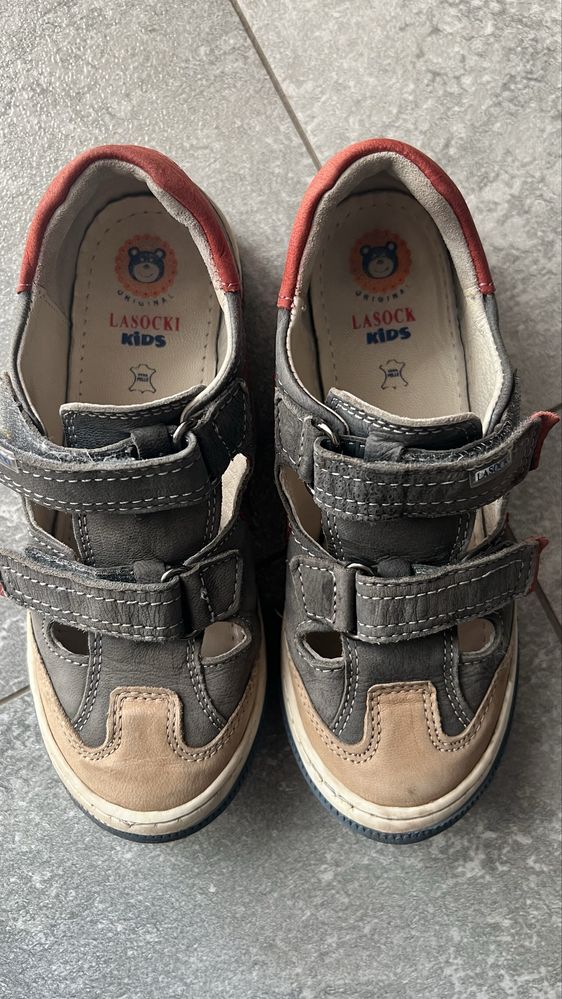 Buty dzieciece skorzane Lasocki 31 na rzepy