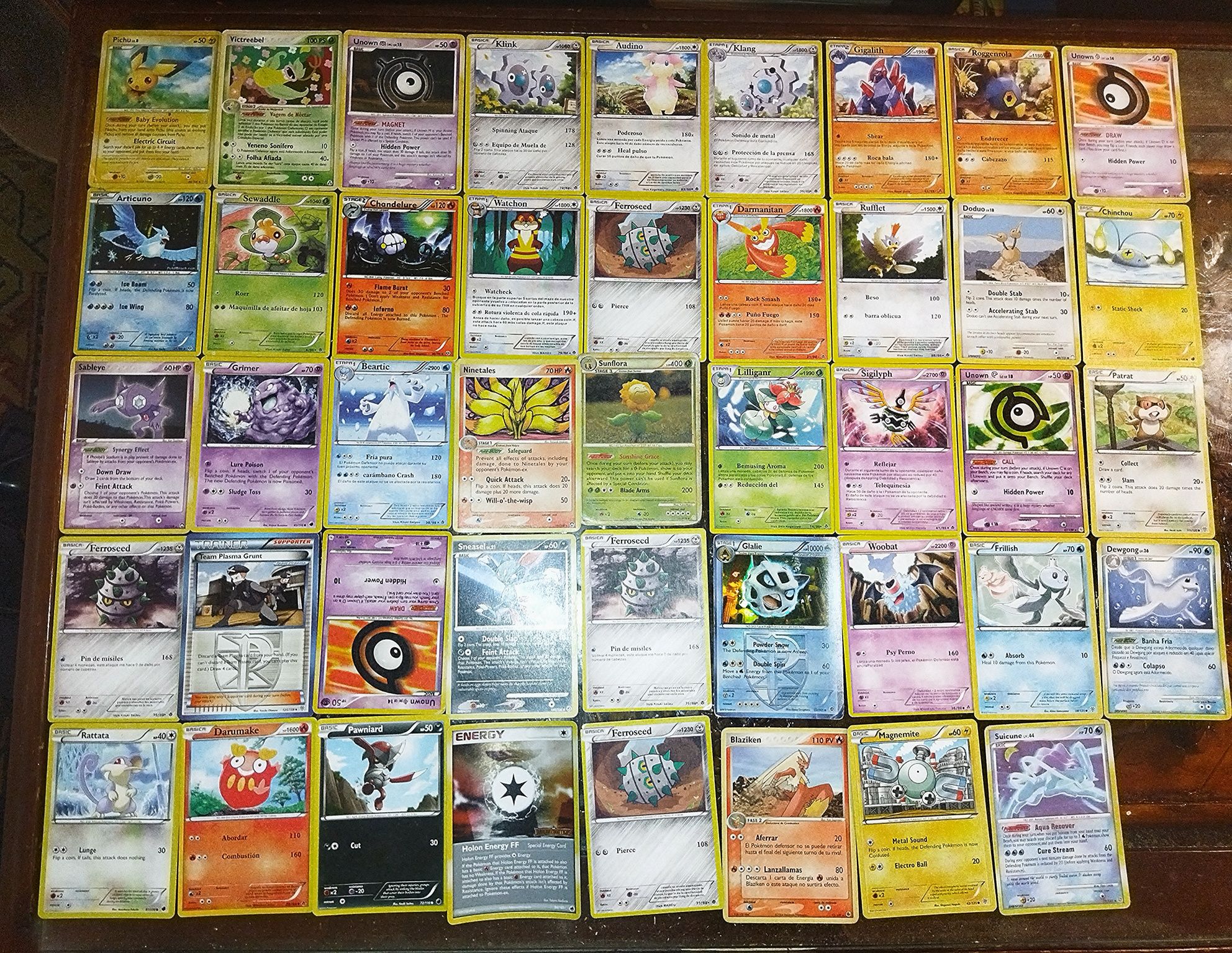 Cartas Pokémons ORIGINAIS