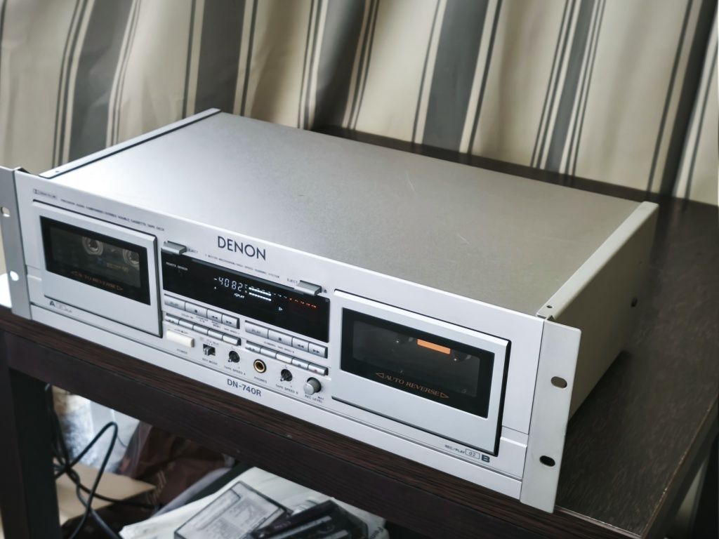 Касетна дека Denon DN-740R Студійна ! Відмінний стан Японія !