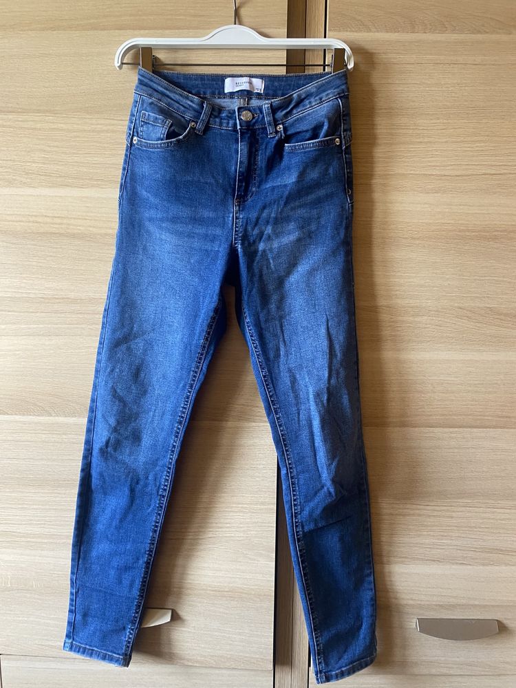 Spodnie jeansowe damskie slim 34