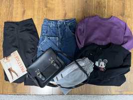 Великий пакет речей 42-44 джинси сумка кофти легінси