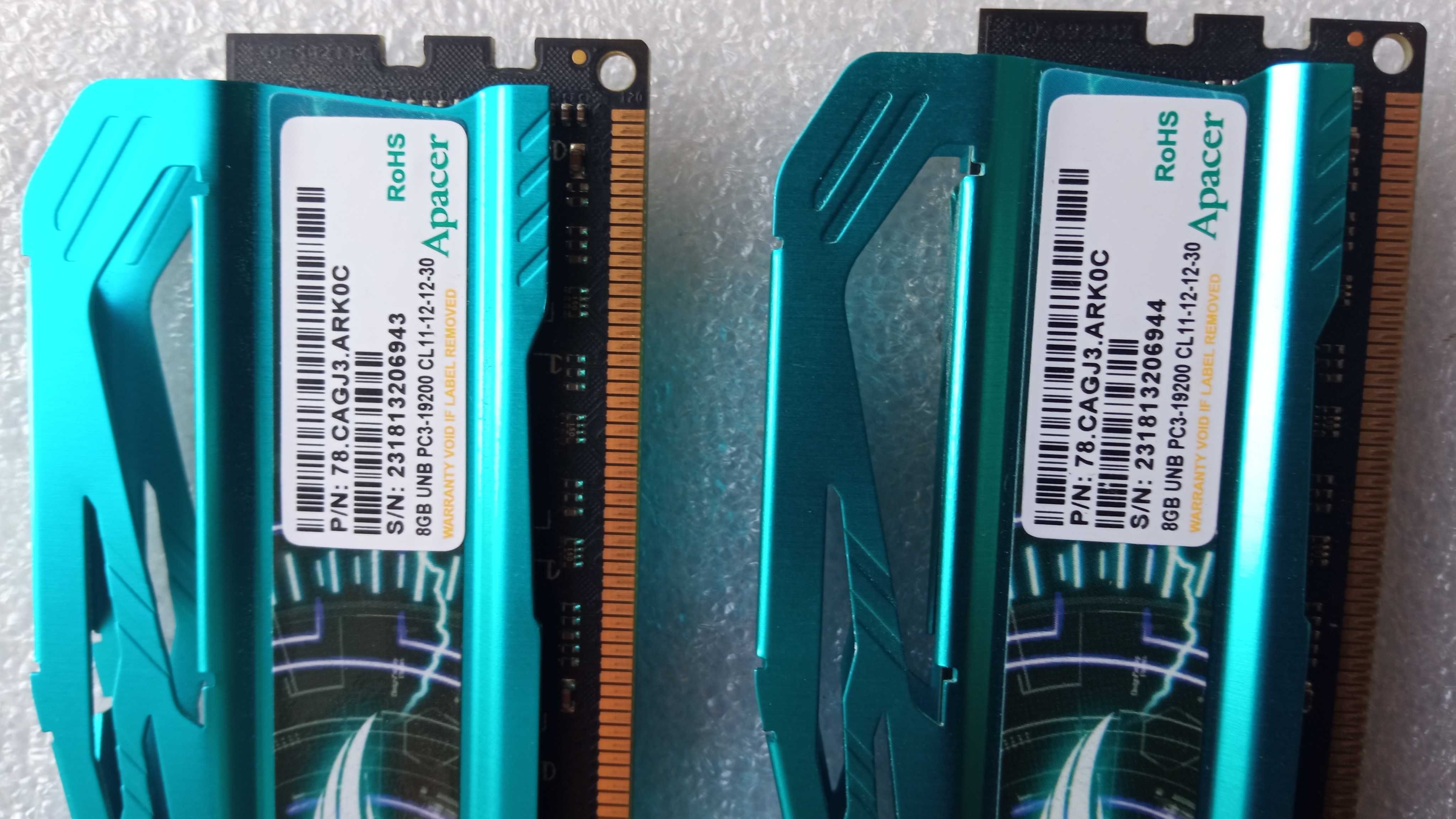 Оперативная память Apacer 16GB / 2 x 8GB DDR3 2400MHz Thunderbird  XMP