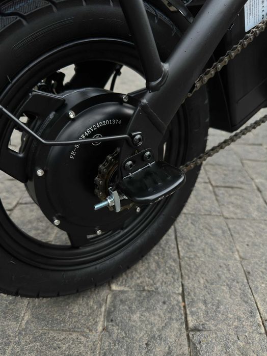 Електровелосипед ASKMY U15 чорний (48V 600W 18AH з сидінням та кошиком