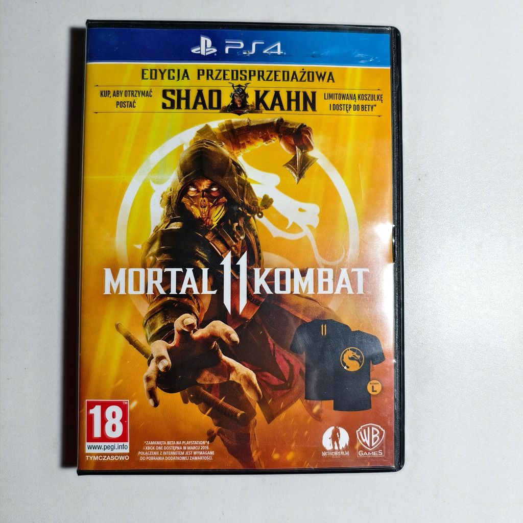 PS4 Mortal kombat 11 - kolekcjonerskie pudełko z przedsprzedaży