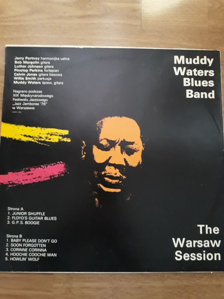 Mudy Waters Blues Band- The Warsaw Session. 1976. Kolekcja własna.