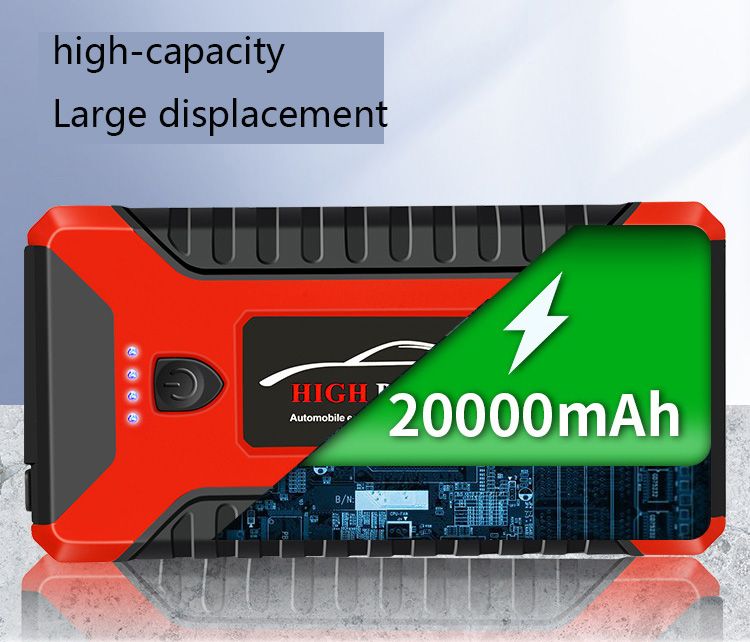 Z755 Booster Arrancador Baterias Profissional 12v 20000mah +Compressor