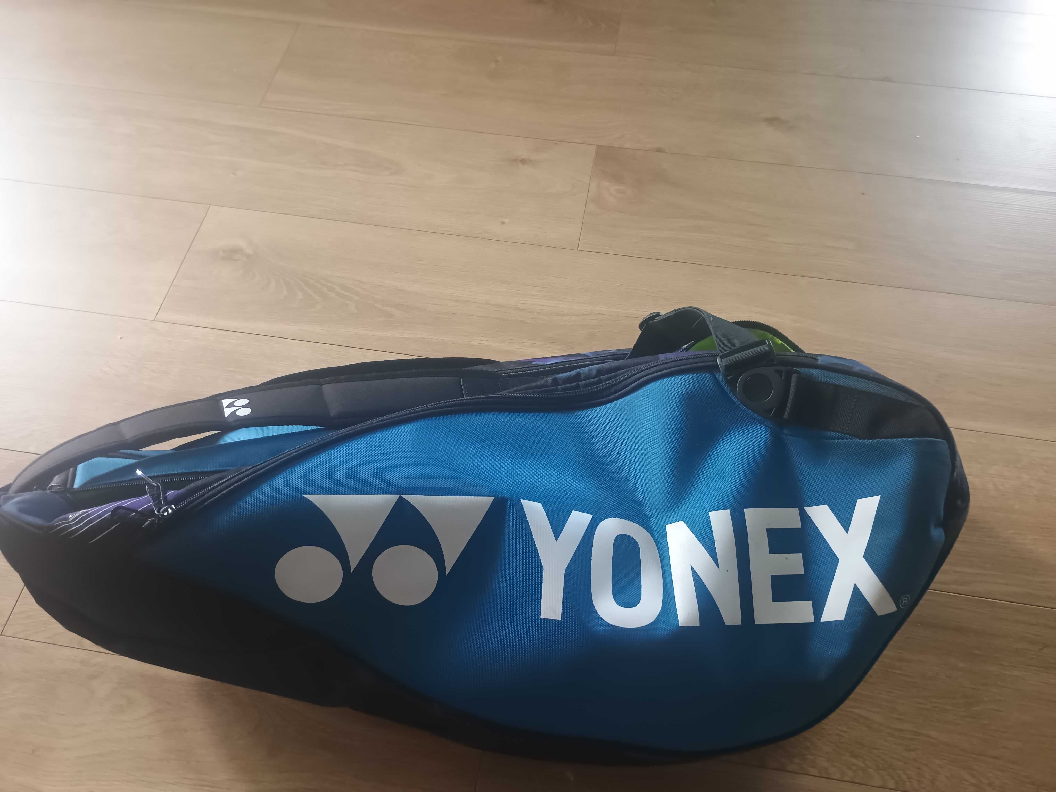 Torba tenisowa YONEX 6 rakiet - niebieska termobag
