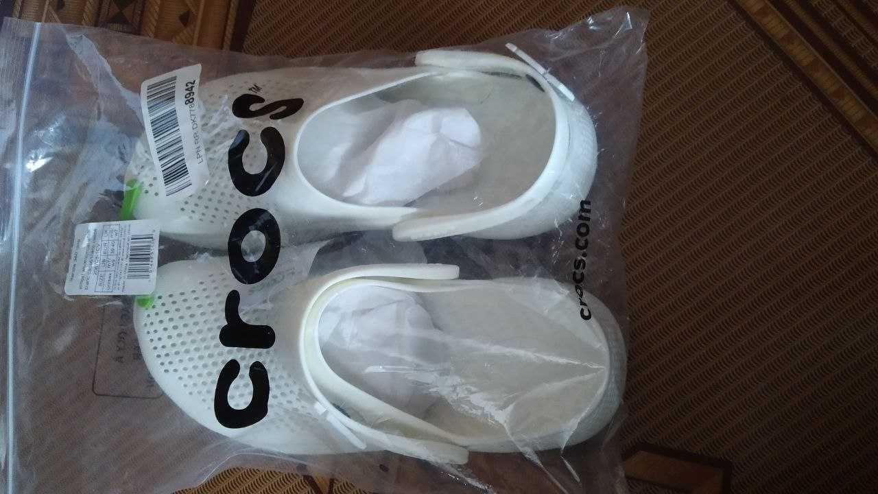 Crocs LiteRide 360 Clogs білі белые кроксы Крокс m7/w9 р. 39-40