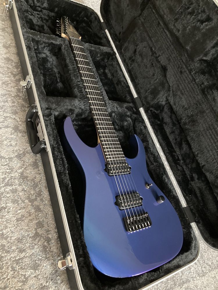 Ibanez 7 strun custom RGD7421 + DiMarzio + case Gator