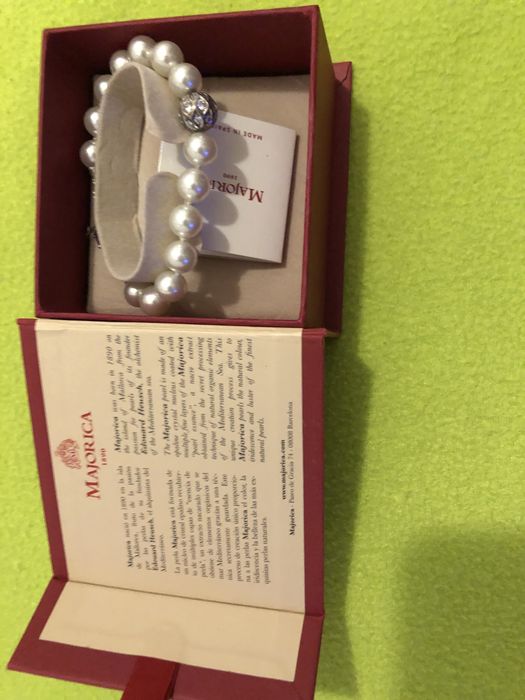 Conjunto perolas Majorica