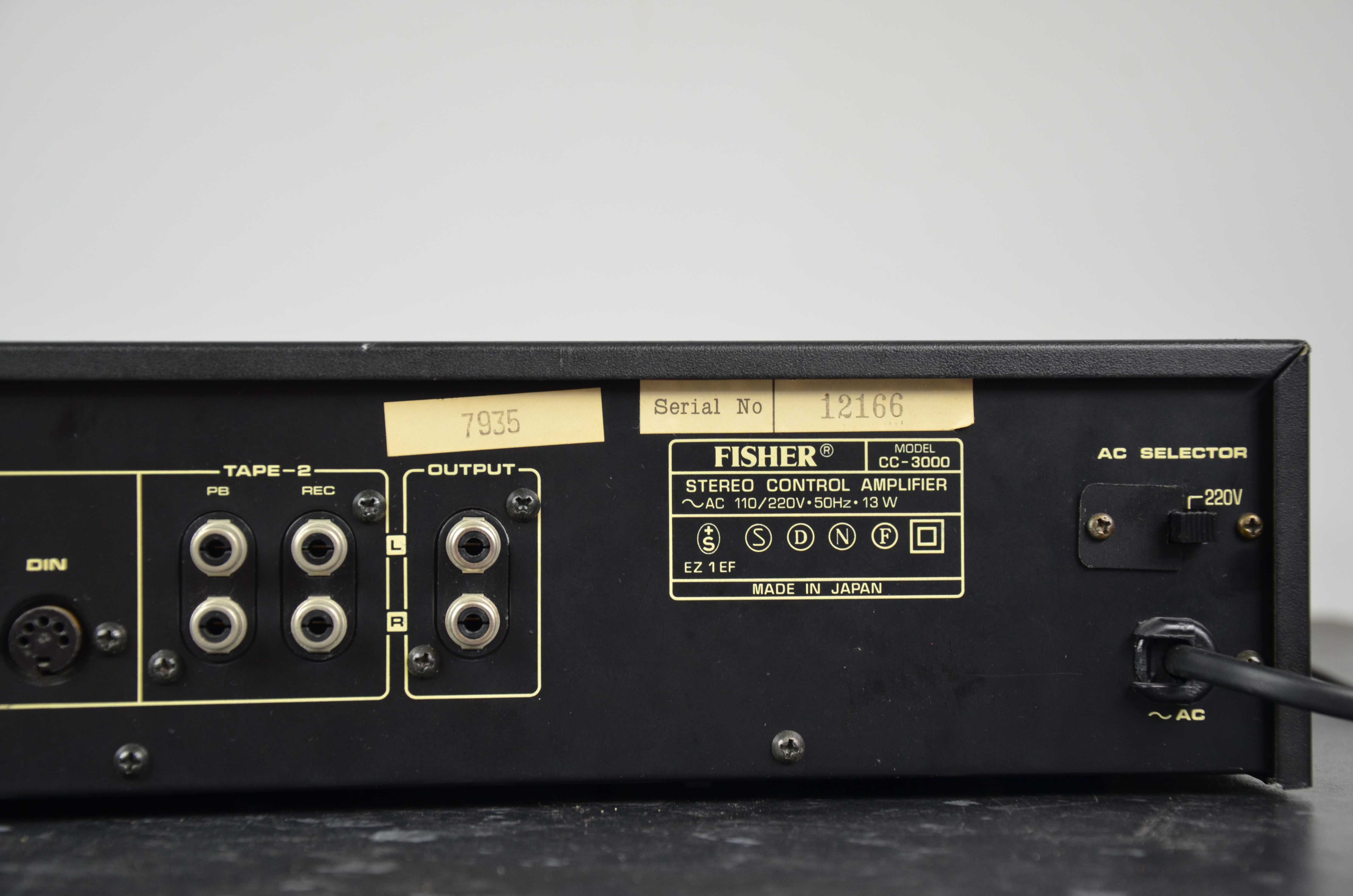 Przedwzmacniacz FISHER CC-3000 OKAZJA Japan