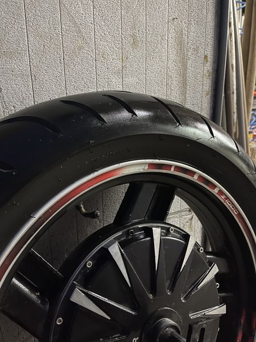 Мотор колесо мотоцикла 17" 5квт 5000w.