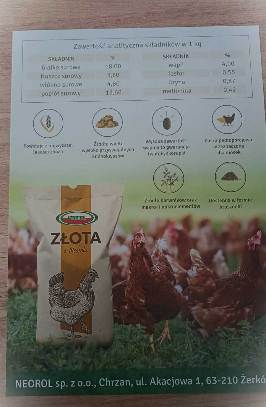 pasza z lucerną i pyrą jesienno -zimowa