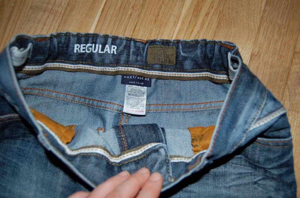 spodnie dzinsowe jeansowe NEXT 146 cm pas 72 cm