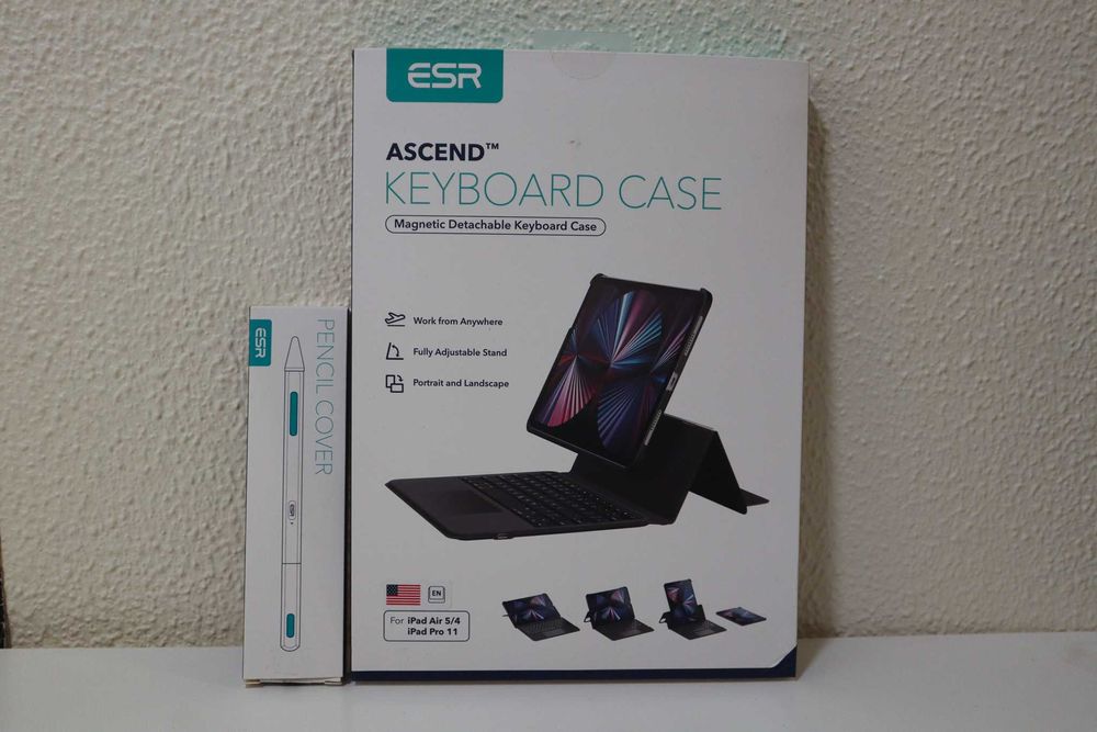 ESR Ascend Teclado EN capa iPad Air 4 A2316 + capa Apple Pencil 2