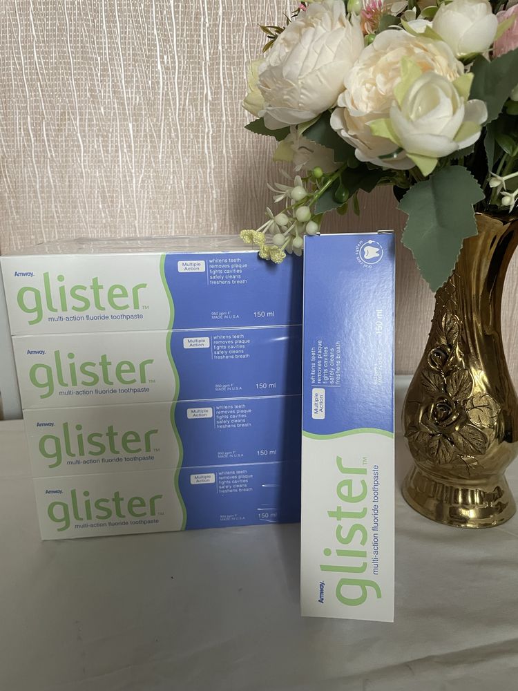 Зубна паста  Glister, глістер глистер старий взірець Amwау