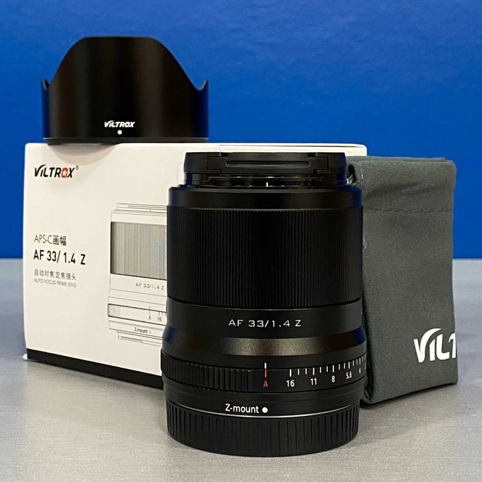 Viltrox AF 33mm f/1.4 STM ED IF (Nikon Z) - NOVA - 3 ANOS DE GARANTIA