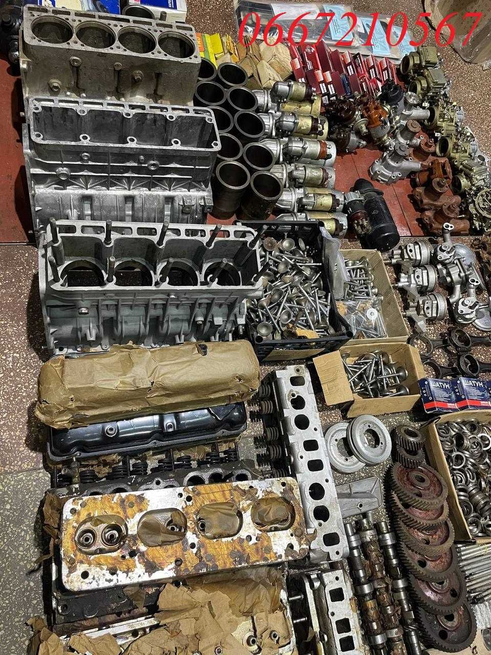 Запчастини двигуна Уаз, Газ 21, Газ 24 Волга, Змз 402, Умз 417, Газель