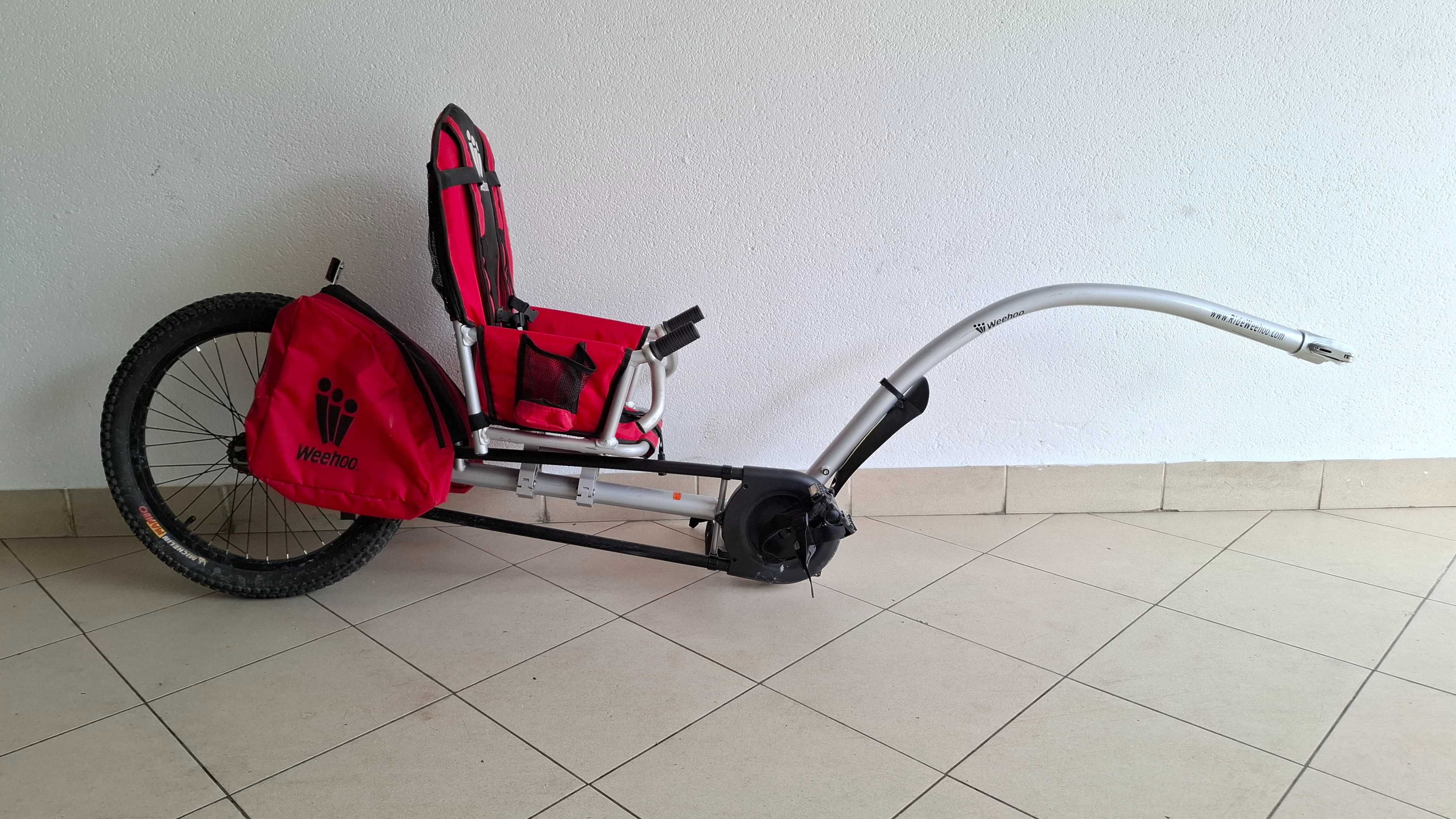 Atrelado reboque para bicicleta transporte de criança
