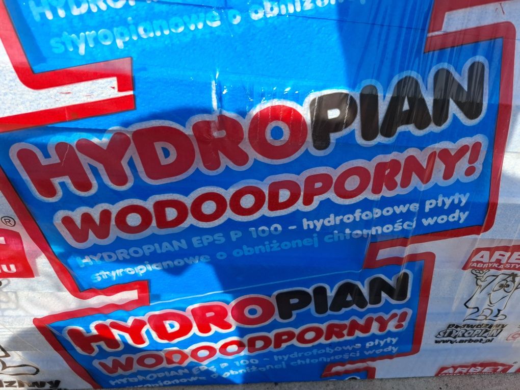 Hydropian, styropian Eps 100 ocieplenie izolacja  fundamentu