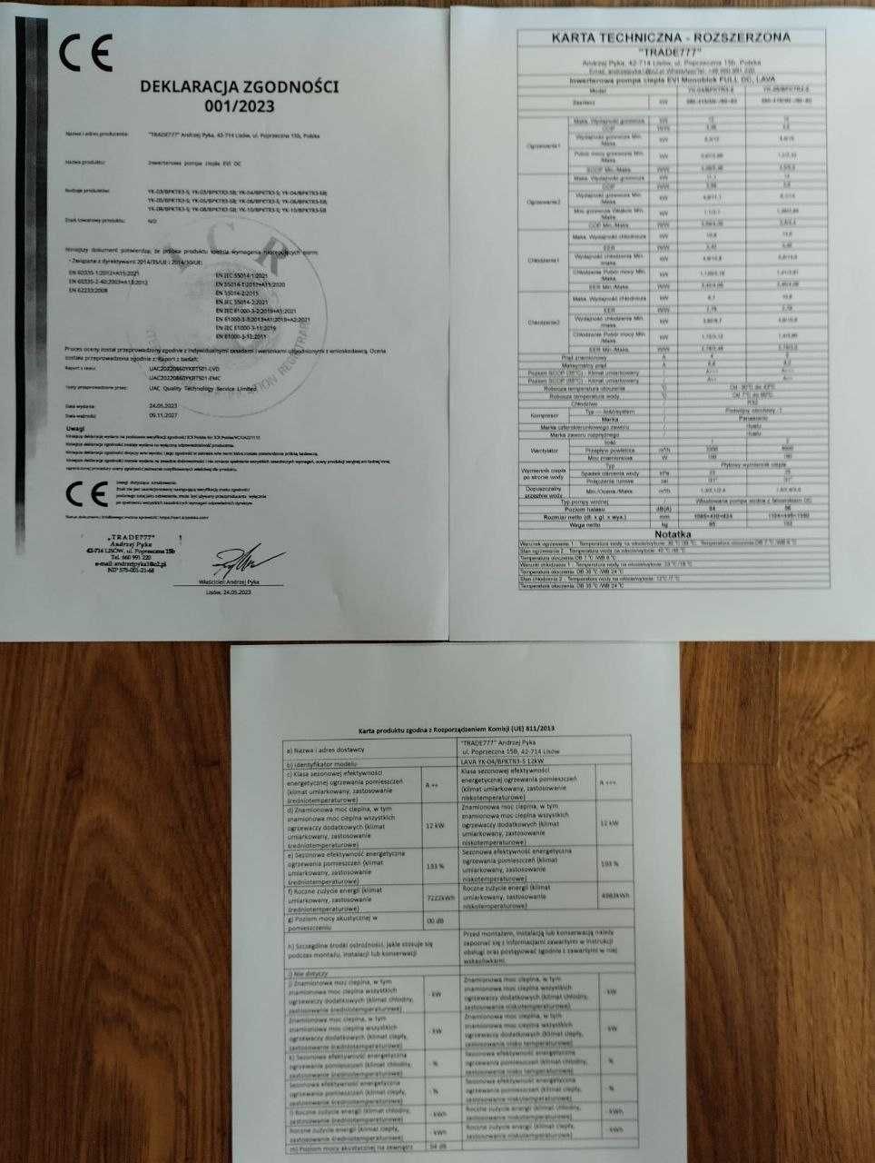 Pompa ciepła Monoblok EVI Full DC LAVA YK-04/BPKTR3-S 12kW