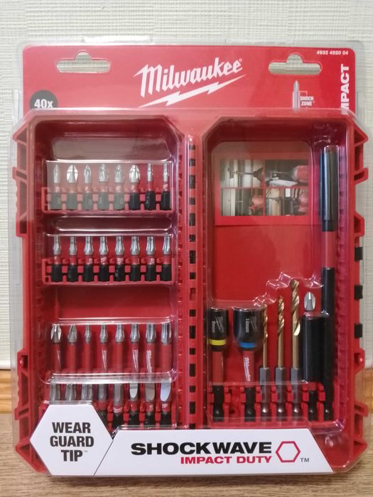 Набір біт SHOCKWAVE PACKOUT MILWAUKEE, (40шт) / 4932492004