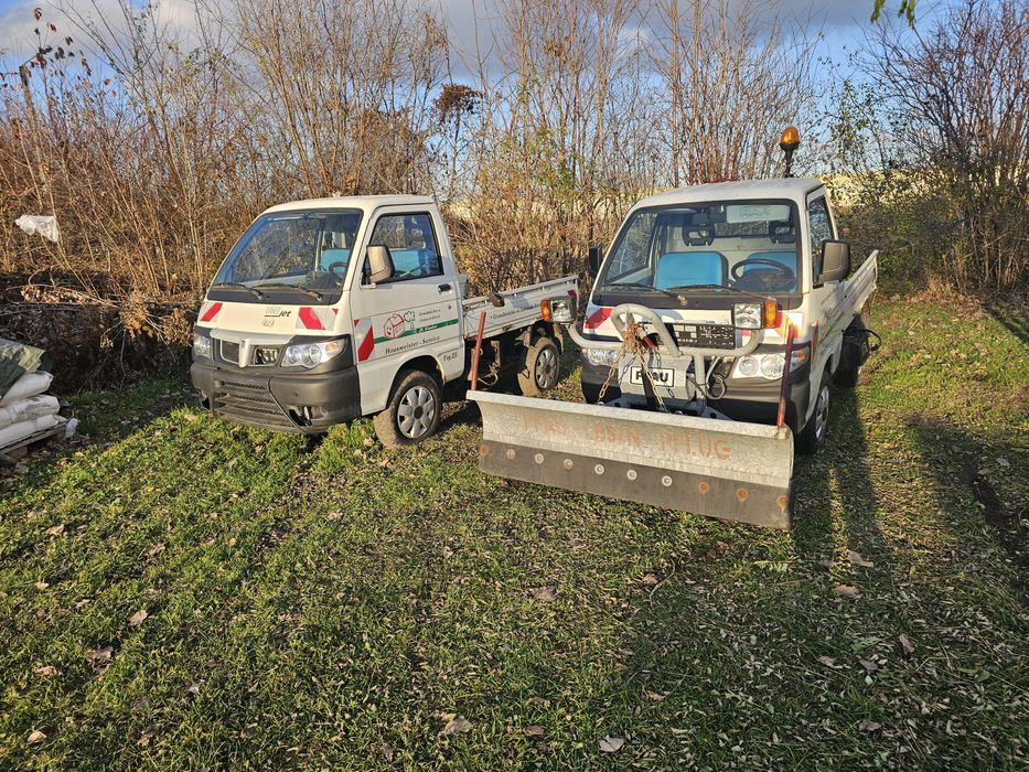 Piaggio porter 4x4 pfau multicar unimog ladog traktor pług sniezny