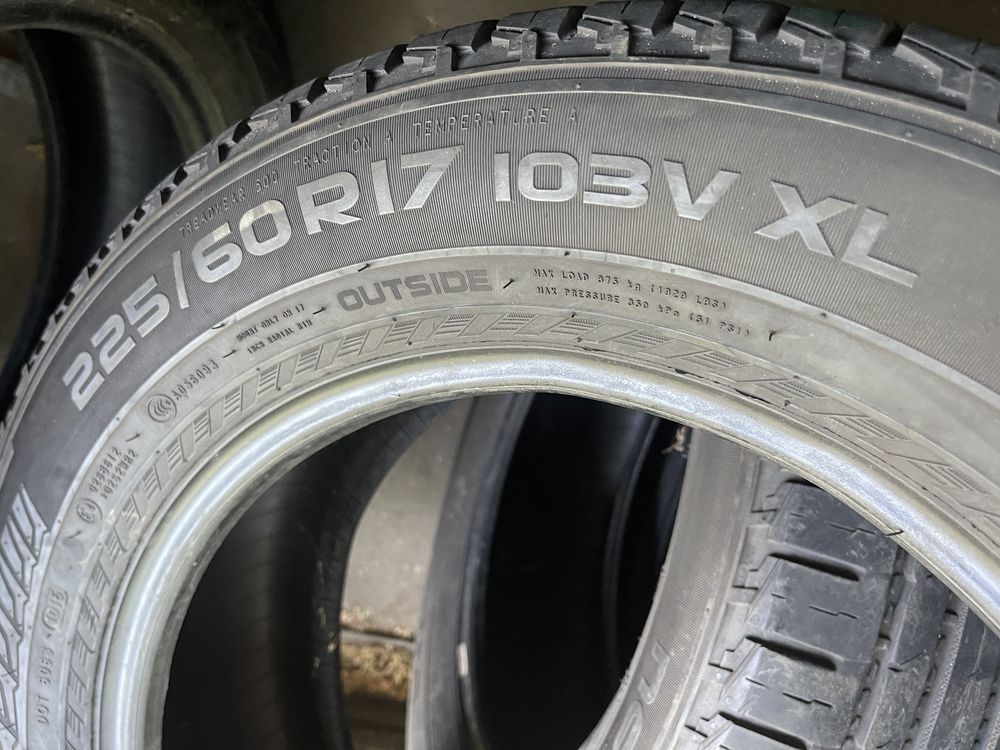 Nokian Line SUV R17 225/60 ціна за пару 2400 грн