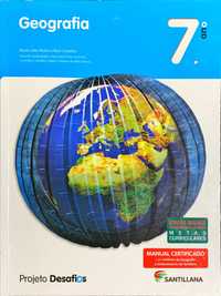 Projeto Desafios Geografia 7.º Ano - Manual  + Caderno de Atividades