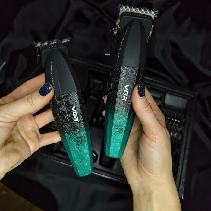 Набір для стрижки Vgr v 640 Green!Для барберів!