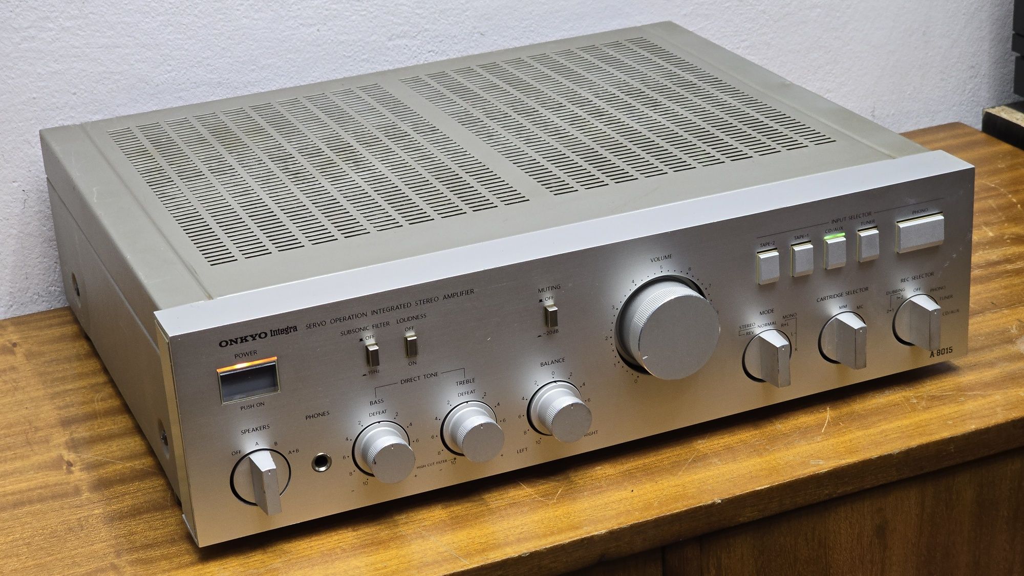 Onkyo A 8015 srebrny wzmacniacz Japan