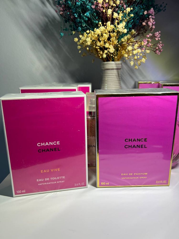 Духи жіночі Chanel Chance Parfum, Eau Vive, Tendre. Шанель Шанс 100 мл