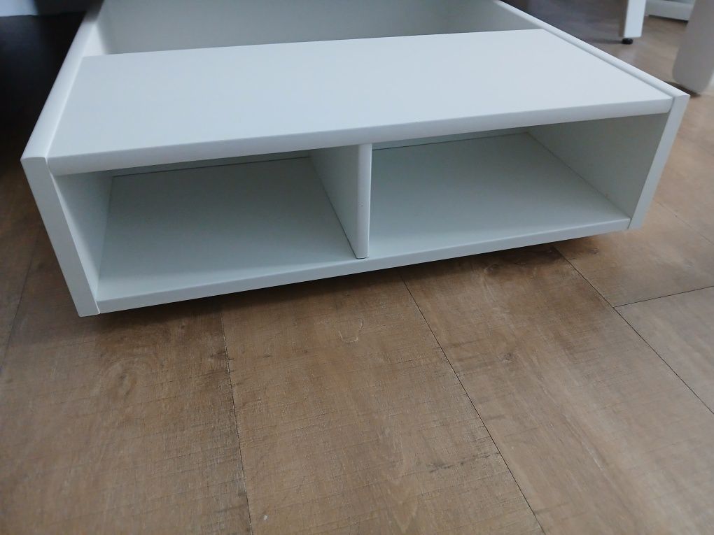 IKEA FREDVANG pojemnik pod łóżko stolik nocny na kółkach biały