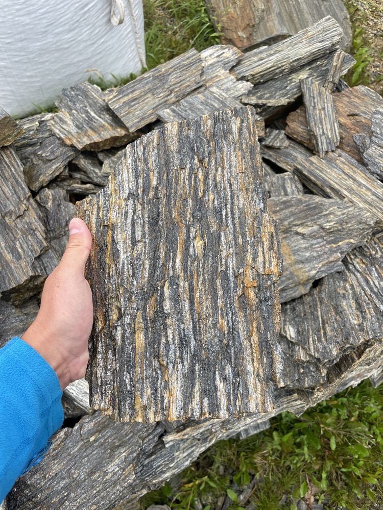 ŁUPEK DRZEWIASTY Naturalny Kamień do Akwarium Kryjówki dla Rybek Grys