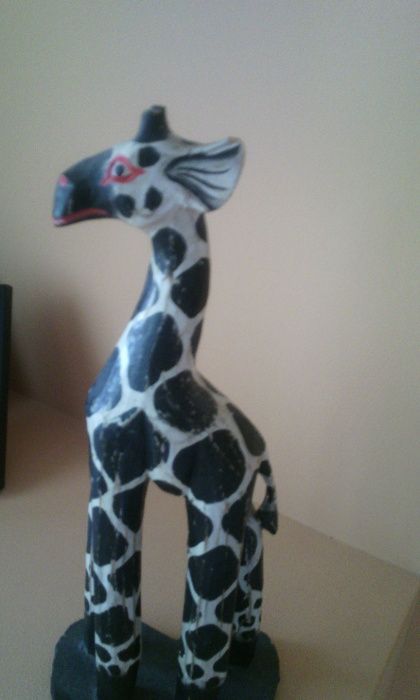 Żyrafa z drewna super lekka