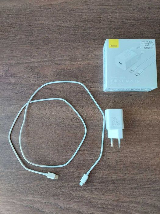 Зарядний пристрій Baseus Super Silicone PD Charger 20W